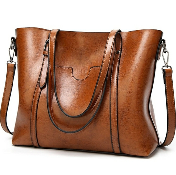 Poshology 19 Handbags - Leather Satchel Boho Handbag Purse